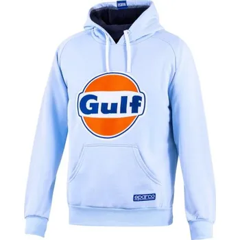 Pánská mikina Sparco Gulf Mikina Hoodie Světle modrá XL