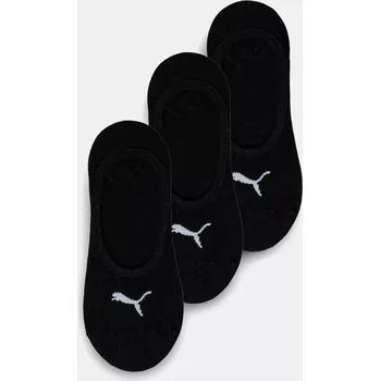 Pánské ponožky Ponožky Puma Footie (3-pack) 906930 černá 99X, vel. 39/42