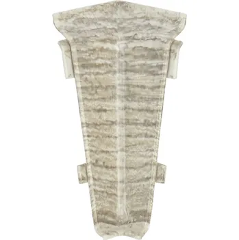 soklová lišta Vnitřní Roh pro Soklovou Lištu 70mm PVC DUB JASMÍNOVÝ