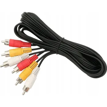 Audio kabel Kabel 3x RCA zástrčka na 3x RCA zástrčka - A/V kabel 1,5 m