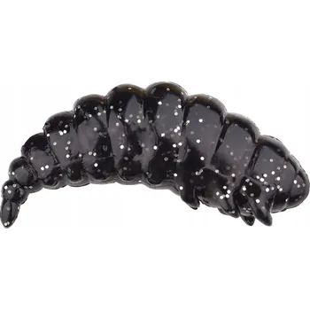 Umělá nástraha Spro Trout Master Fat Camola Plovoucí Černá 4cm 8ks Gumová nástraha