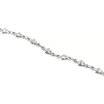 Náramek Řetízek na kotník hvězdičkový