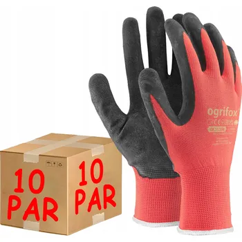 Pracovní rukavice Rukavice Ogrifox RUKAVICE PRACOVNÍ RUKAVICE LATEXOVÉ 10-XL 10 PÁRŮ velikost 10 - XL 10 párů