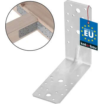 Úhloměr Stavební úhelník 150x150x65 s prolisem