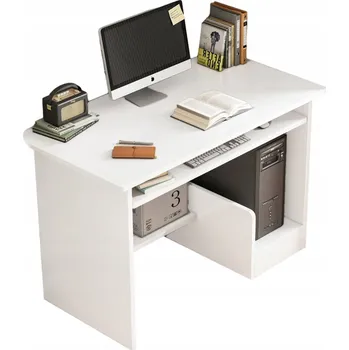 Psací stůl Obdélníkový psací stůl Muvu 80 x 40 x 74 cm bílý