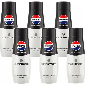 Sirup pro výrobník sody Sada Sirupů pro Sodobar SODASTREAM Pepsi Max Bez Cukru 6 x 440 ml