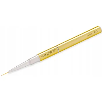 Přípravek na nehty Štětec na zdobení a malování nehtů Aba Group Zlatý 13mm Gold Liner #13
