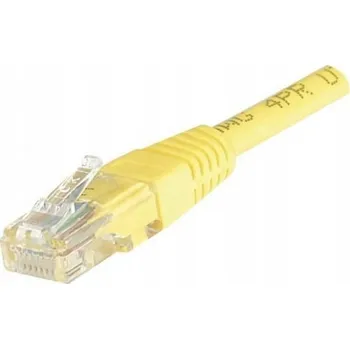 Síťový kabel PROPOJOVACÍ KABEL CAT6 U/UTP RJ45 ŽLUTÝ 3M