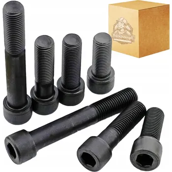 Šroub PanChanPL ŠROUB S VÁLCOVOU HLAVOU A VNITŘNÍM ŠESTIHRANEM DIN912 TŘ. 8.8 OXIDOVANÝ M6X25