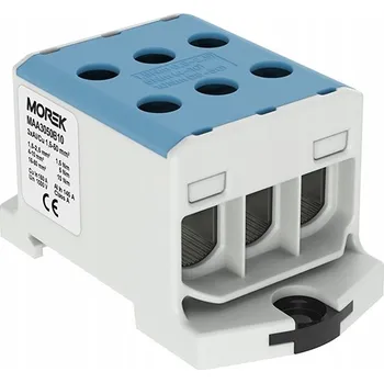 Vrták Sběrnicový konektor Morek 1,5-50 mm2 modr. 1000V TH35