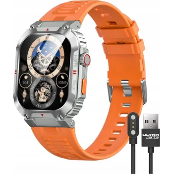 Hodinky CHYTRÉ HODINKY HODINKY s MENU v PL (ČEŠTINĚ), VOLÁNÍ, VODĚODOLNÉ IP68, MĚŘENÍ TEPU, TLAKU a KYSLÍKU, HD Displej