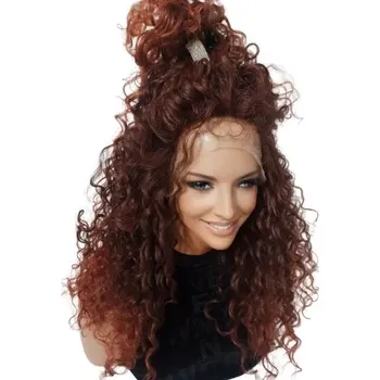 Paruka Paruka dlouhé syntetické vlasy kaštanová mone