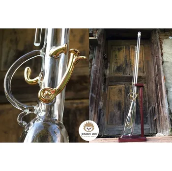 Láhev LUXUSNÍ DÁRKOVÁ LÁHEV - ZLACENÁ PUŠKA - BEZ ALKOHOLU