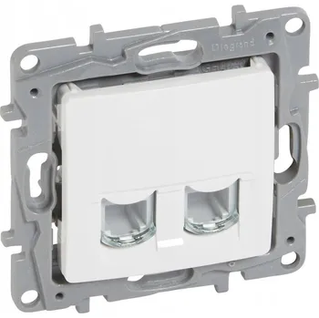 Elektrická zásuvka Telefonní zásuvka, dvojitá 2xRJ11 pod omítku NILOE bílá 664770 LEGRAND