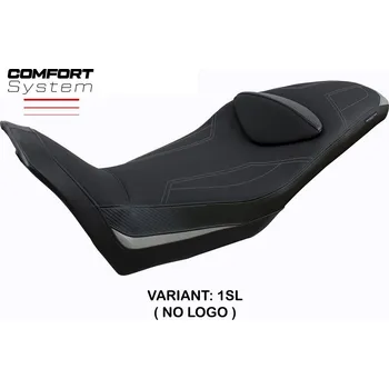 Moto sedlo TPZ Italia potah sedla Moto Guzzi V85 TT (19-24) Everett comfort model potah sedla: bez loga 1SL (silver)