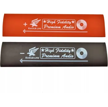 Audio kabel Reproduktorový kabel Nakamichi EAGLELINE HQ, trubka, banánkové konektory, 2 x 2,5 mm2, 0,1 m
