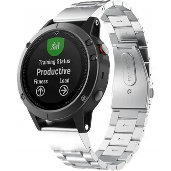 Náramek Náramek RZAKcesoria pro Garmin 20mm stříbrný