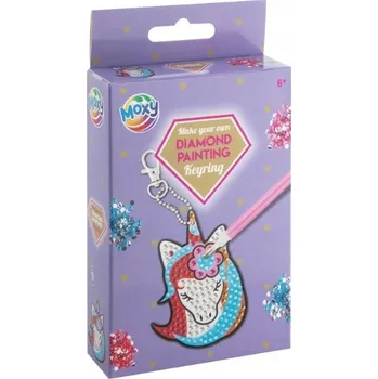 kreativní sada Vytvoř si vlastní PŘÍVĚSEK JEDNOROŽEC DIY kreativní sada diamond painting