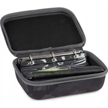 Pouzdro na rybářské vybavení Krabička Fox Rage Camo Voyager Hard Spinnerbait Wallet černá