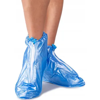 Pracovní obuv Voděodolné návleky na boty modré L YOCLUB