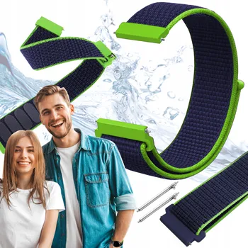 Příslušenství k chytrým hodinkám Řemínek pro Garmin Forerunner 255 / 255 Music chytré hodinky tmavě modrý řemínek 22mm