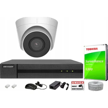 Bezpečnostní kamera Sada IP monitoringu 4 Mpx, NVR 4x PoE, HDD disk 1 TB - Hikvision Hiwatch