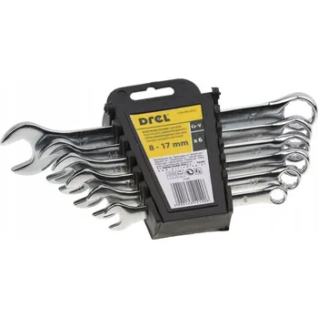 Klíč SADA OČKO-PLOCHÝCH KLÍČŮ DREL CON-IPO-6317