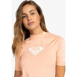 roxy Dámské koupací triko whole hearted tee salmon - mfg0