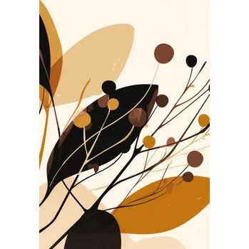 Plakát Plakát Podzimní Siluety bez rámu 61 x 91,5 cm