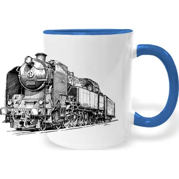 Hrnek - 464.008 Ušatá, Bulík Barva: Modrá