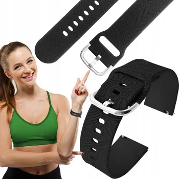 Řemínek na hodinky Řemínek ChronSmarta pro Garmin 20mm černý