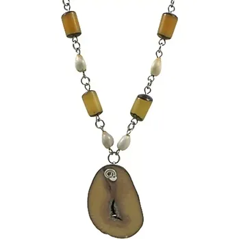 Náhrdelník Náhrdelník Tagua cappuccino