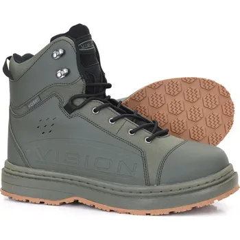 Prsačky Vision Brodící Boty Koski Gummi 2.0 Wading Shoe Green Velikost: 43