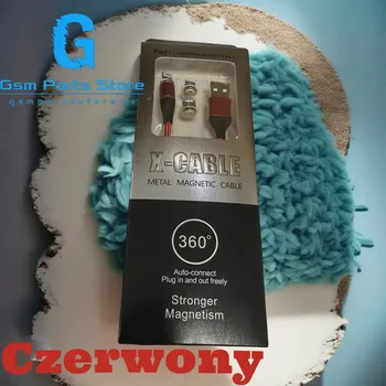 Datový kabel Kabel X-Cable USB - USB typ C / microUSB / Lightning 1 m červený