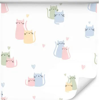 Tapeta Tapeta pro děti - koťátka a srdíčka /1513152278