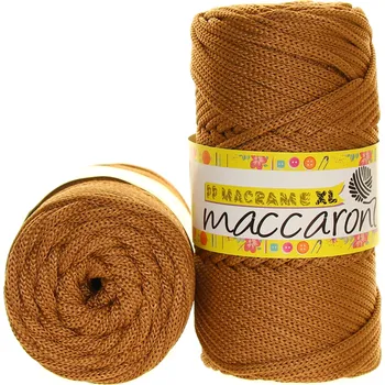 Příze Maccaroni PP Macrame XL 044 hnědá