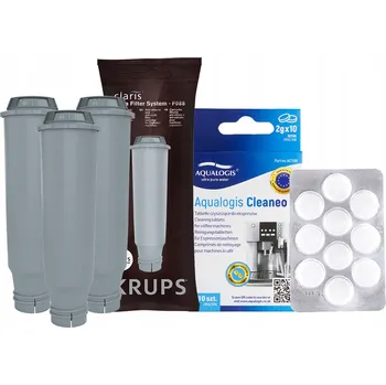 Kávovar Sada pro kávovary Krups - filtr KRUPS F08801 3ks, Cleaneo 10 Ks