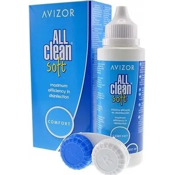 Kontaktní čočky ROZTOK NA ČOČKY AVIZOR ALL CLEAN SOFT 60 ml + pouzdro regeneruje čočky