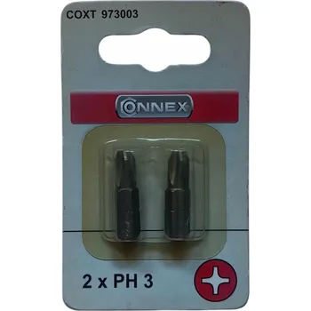 Bit Connex PH3 Bit do šroubováku KŘÍŽOVÝ 25mm Sada 2ks