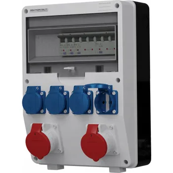 Rozvaděč STAVEBNÍ ROZVADĚČ TD-S 2x16A 4x230V Doktorvolt DV-2008-D