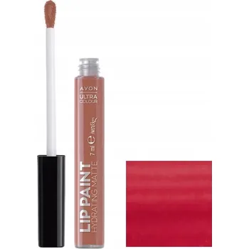 Rtěnka Matná tekutá rtěnka Avon červená Raspberry Truffle, 7 ml / 7 g