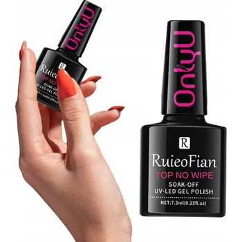 Lak na nehty TOP COAT NA HYBRIDNÍ LAK BEZ VÝPOTKU PROFESIONÁLNÍ