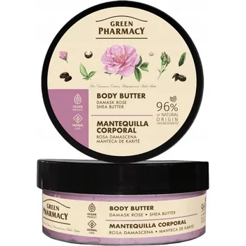 Tělový krém Tělové máslo, damašská růže a bambucké máslo Green Pharmacy 200 Ml