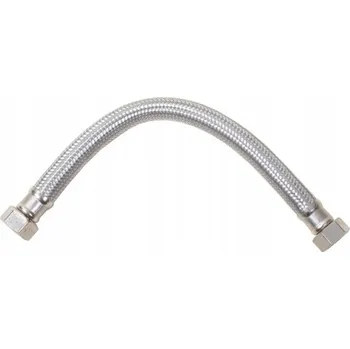 Zahradní hadice HADICE - PŘÍVODNÍ HADICE vody v ocelovém opletu GIGANT DN19, VN 3/4" x VN 3/4" D-80cm