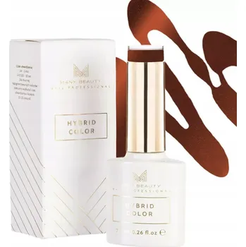 Lak na nehty TŘPYTIVÝ HNĚDÝ HYBRIDNÍ LAK NA NEHTY | 805 UMBER BLING | HYBRID COLOR | UV