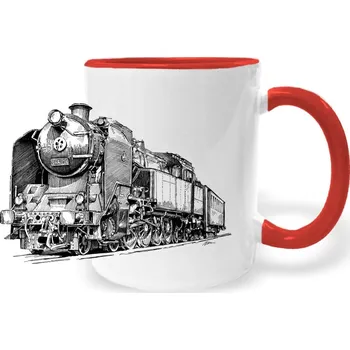 Hrnek - 464.008 Ušatá, Bulík Barva: Červená