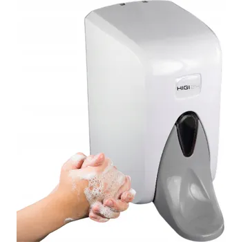 Dávkovač mýdla Nástěnný dávkovač mýdla HIGI24 s úhlovým dávkovač , 500 ml, bílá, šedá