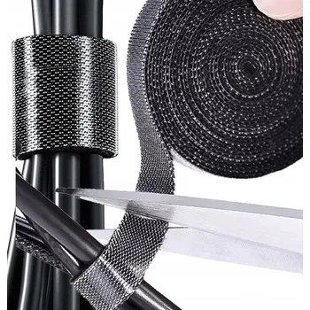 kabelová chránička ORGANIZÉR NA KABELY SUCHÝ ZIP PÁSKA 2M