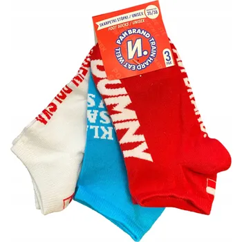 Dámské oblečení 3 PÁRY PONOŽKY ponožky kotníkové ponožky PAN BRAND *35-38