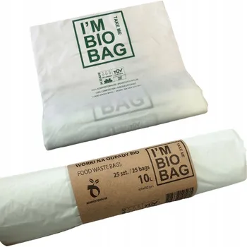 Pytle na odpadky BIOLOGICKY ROZLOŽITELNÉ A KOMPOSTOVATELNÉ SÁČKY NA ODPAD ECO 10 L 25 Ks